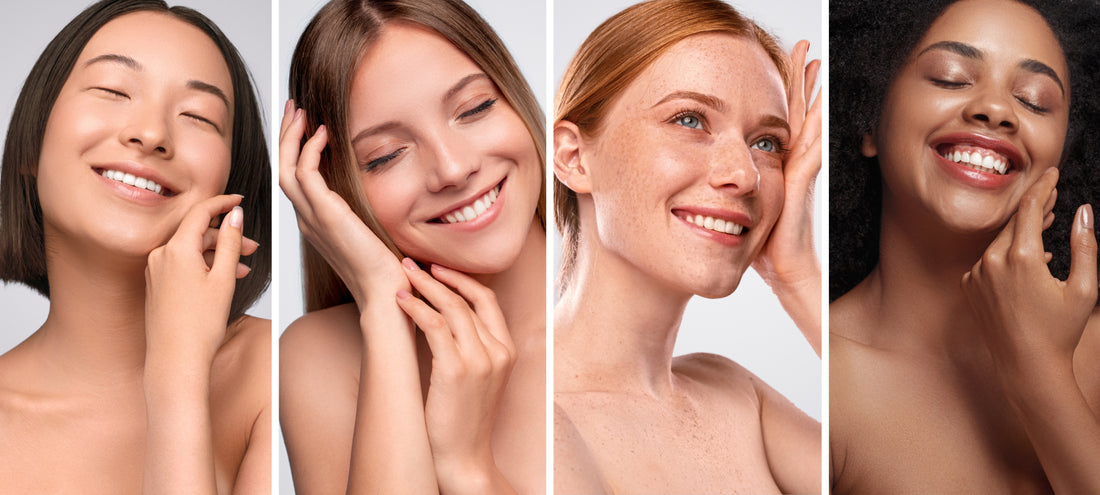 people enjoying natural skin care products